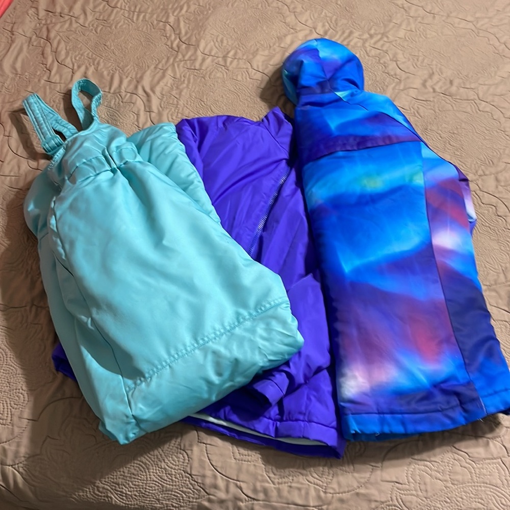 Girls all in motion ski jacket/bibs